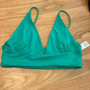 L*Space green bathing suit top D/D
